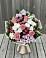 Букет цветов из: Альстромерии, Гвоздики, Розы и Хризантемы в Россоше