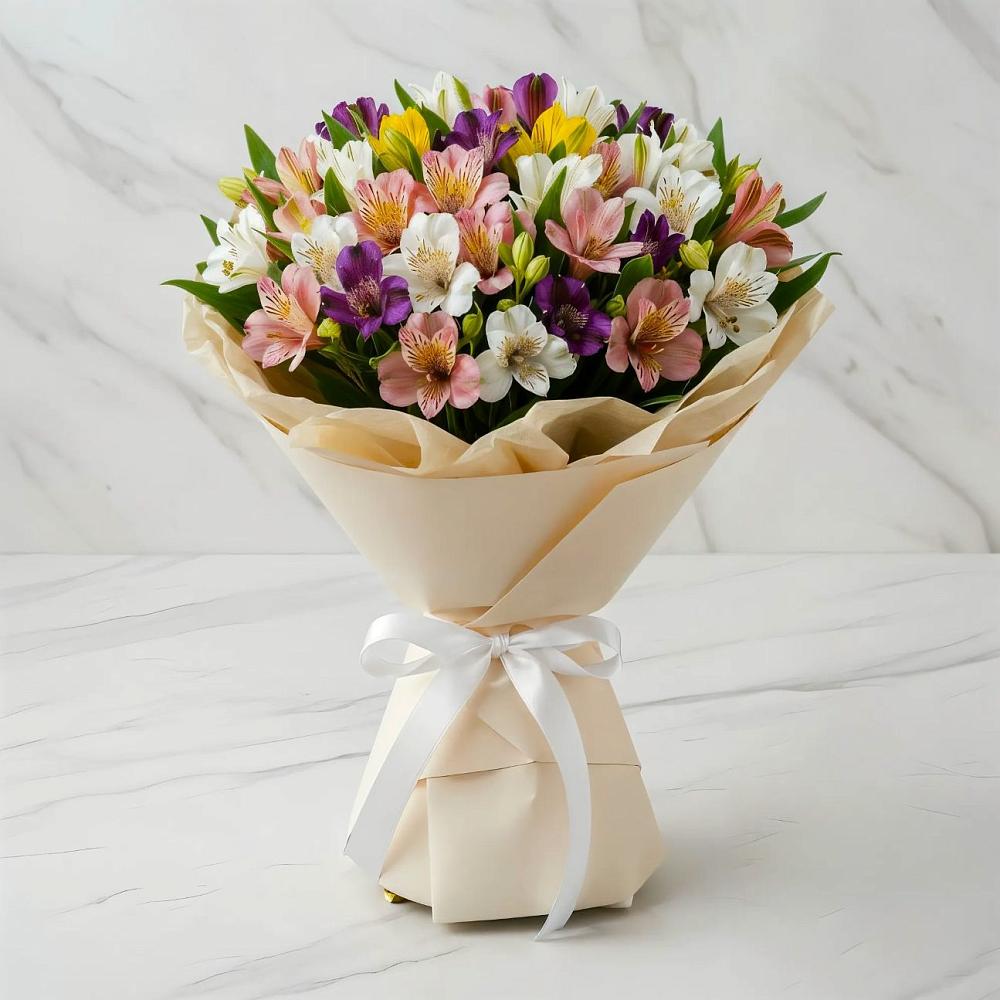 Букет цветов из: Альстромерии в Россоше