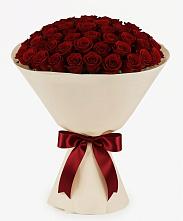 Букет 101 Бордовая роза Блэк Бакарра в Россоше