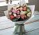 Букет цветов из: Розы, Лизиантусы и Гвоздики в Россоше