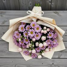 Букет цветов из:  Розы и Хризантемы в Россоше