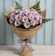 Букет цветов из:  Хризантемы #REPLACE_PRED# Россоше