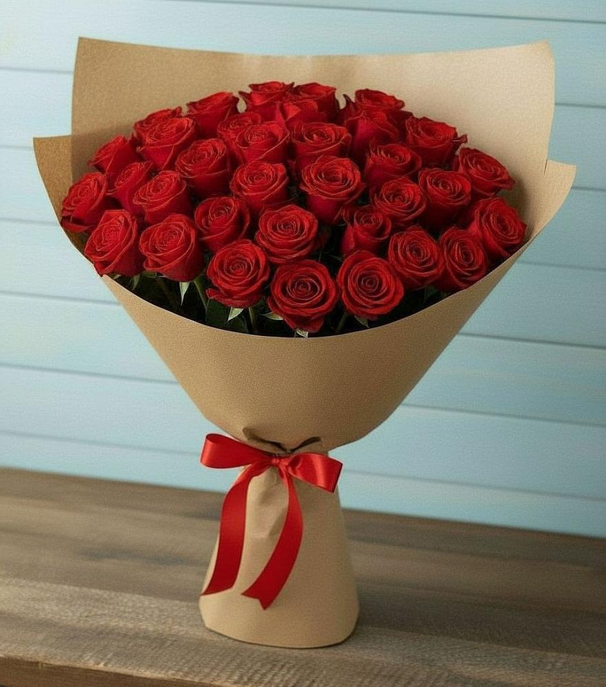 Букет Красные розы Милано в Россоше