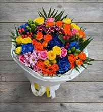 Букет цветов из:  Розы и Хризантемы в Россоше