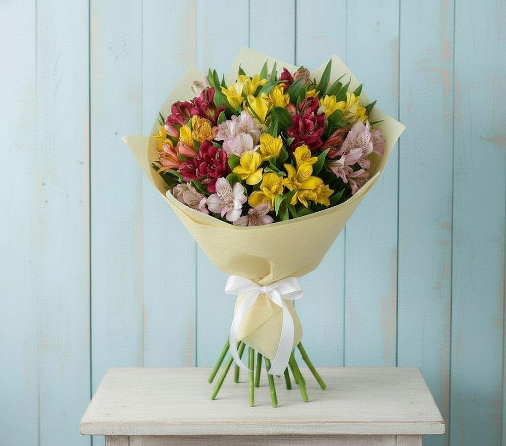 Букет цветов из: Альстромерии в Россоше