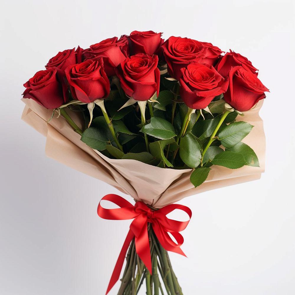Букет 11 Красных роз Эдлесс Лав в Россоше