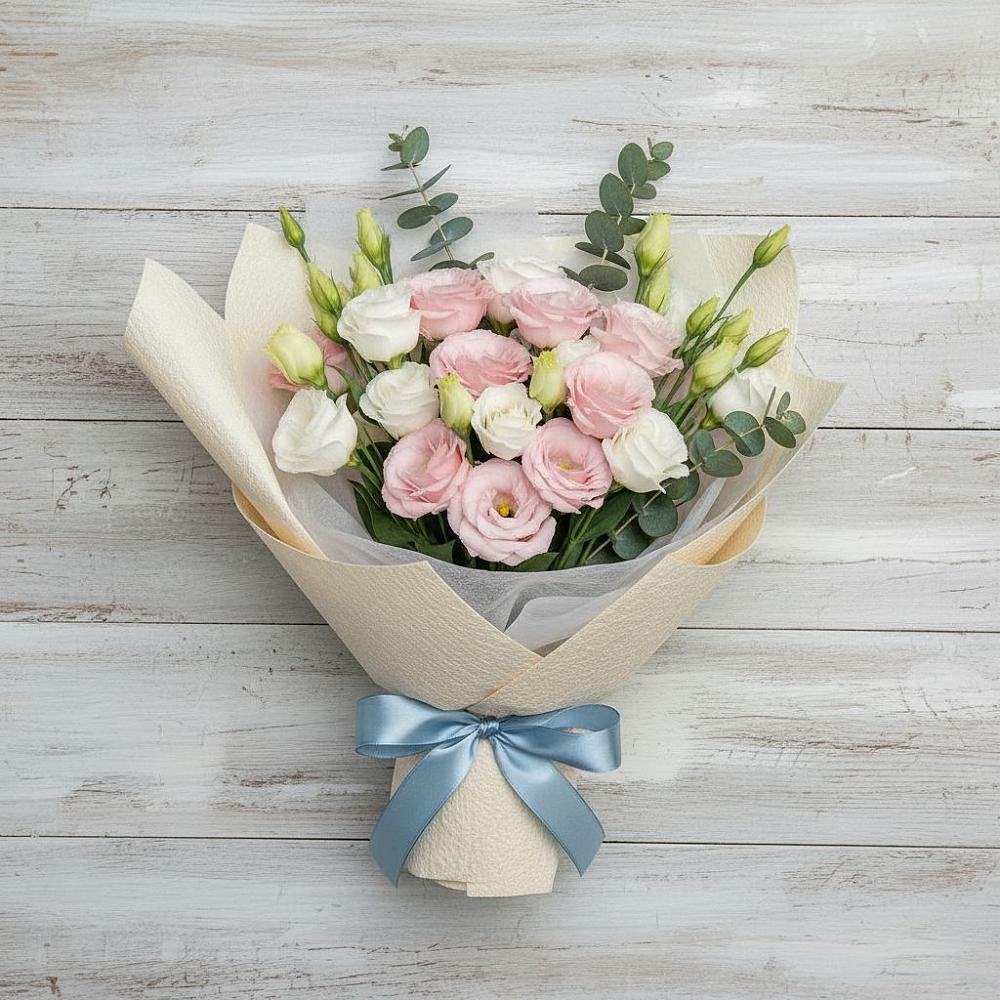 Букет цветов из: Лизиантусы в Россоше